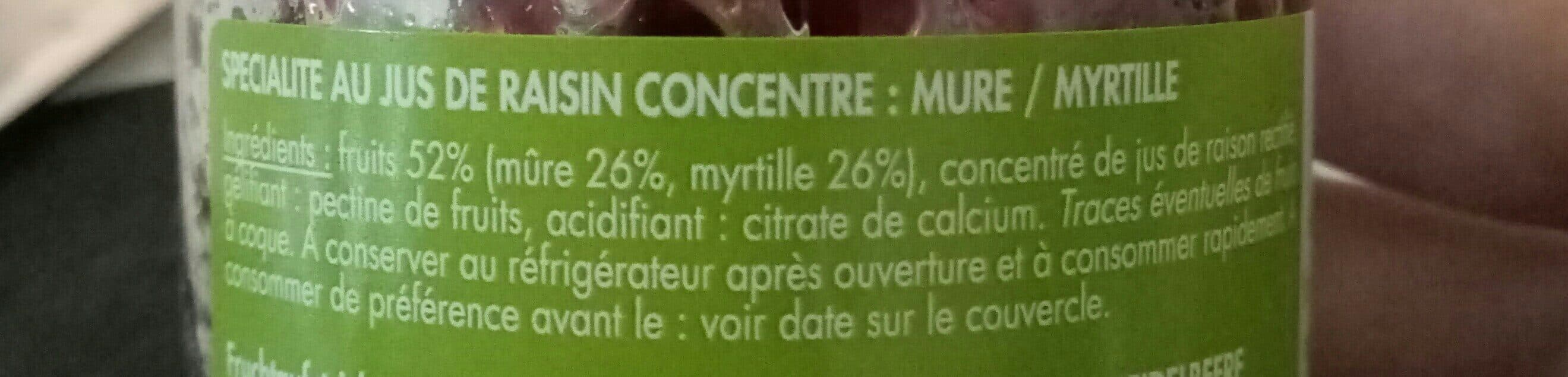 Confiturelle Mûre Myrtille packshot