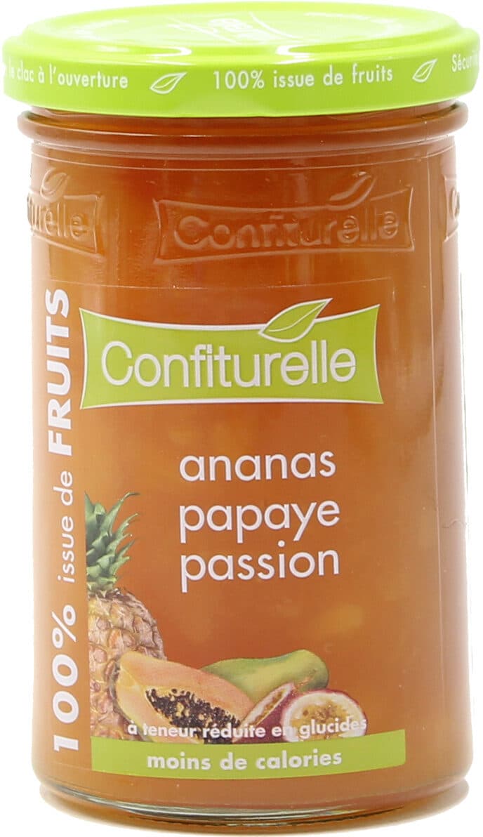 Confiturelle Confiture Ananas papaye passion packshot