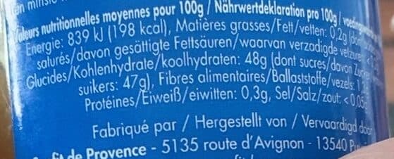 Confit de Provence Orange clémentine corse, 65 % de fruits packshot