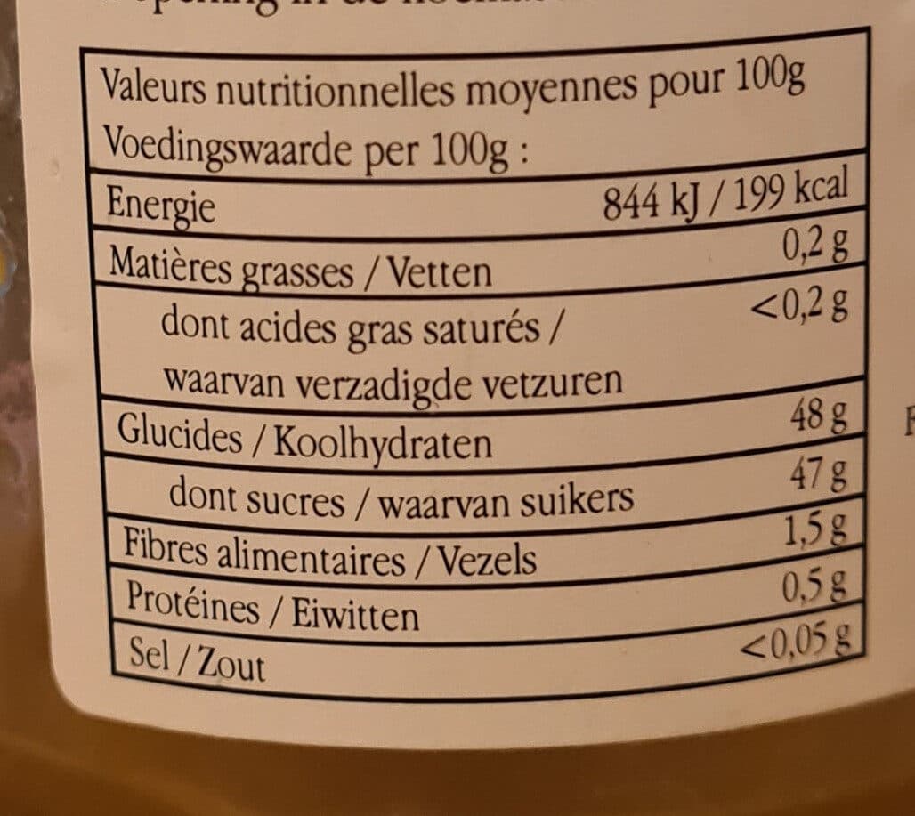 Confit de provence Abricot, préparation à 65% de fruit packshot