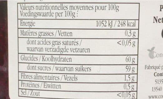Confit de Provence Myrtille 650g packshot