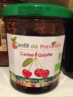 Confit de provence Confiture De Griotte packshot