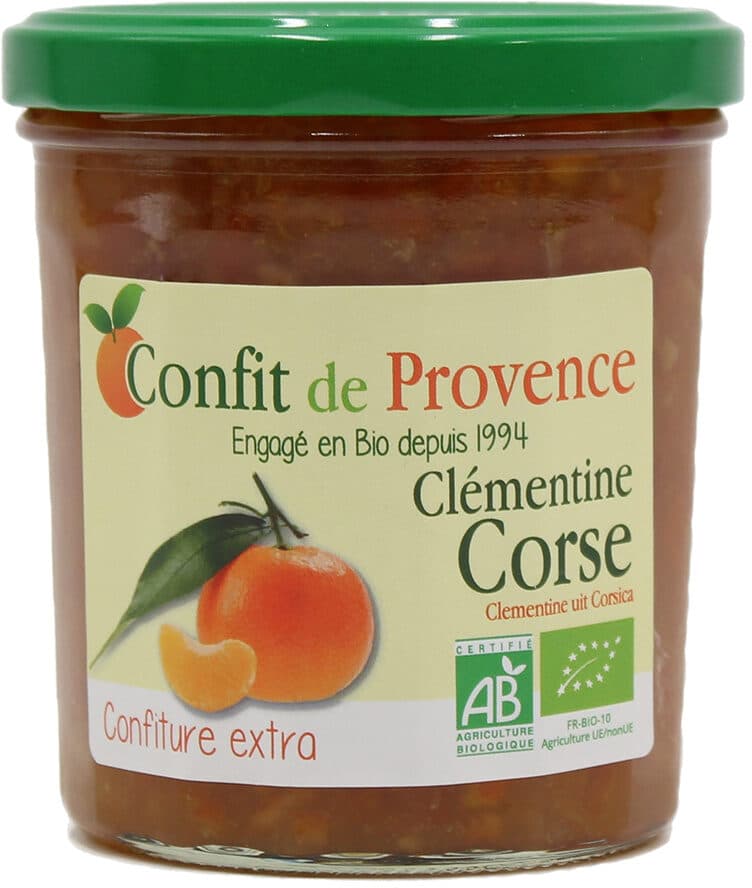 Confit de provence Clémentine Corse packshot