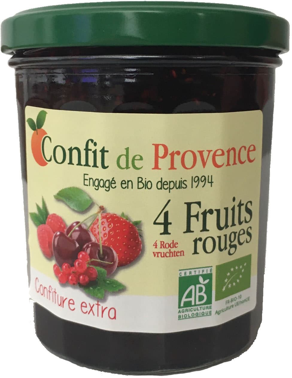 Confit de Provence 4 fruits rouge packshot