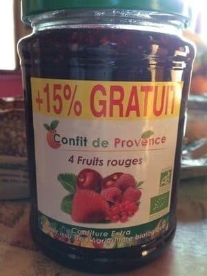 Confit De Provence Confit De Provence 4 Fruits Rouges packshot