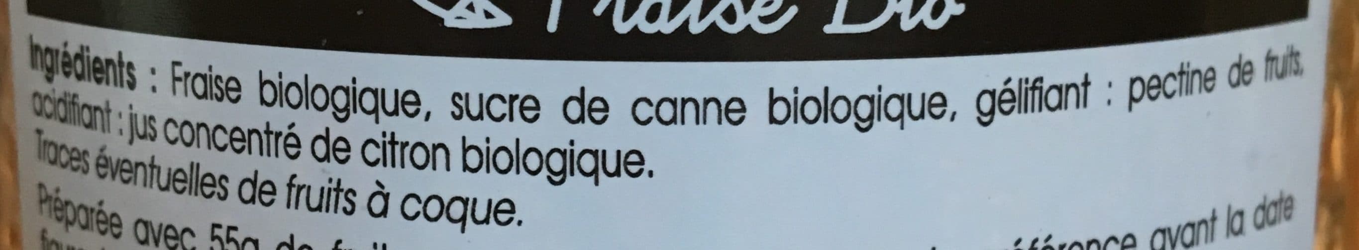 Vergers Des Alpilles Confiture extra Fraise packshot
