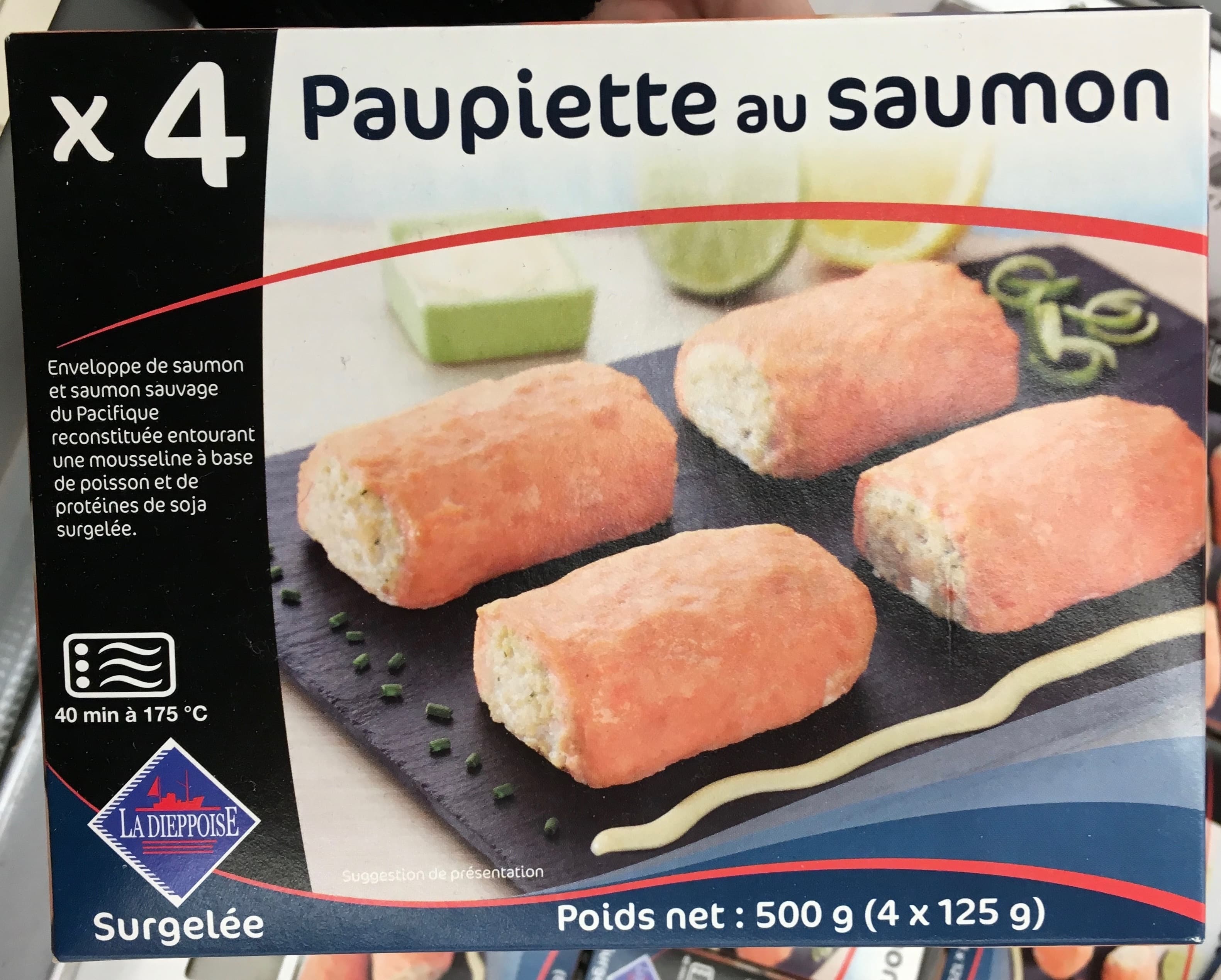 La Dieppoise Paupiette au saumon surgelée packshot