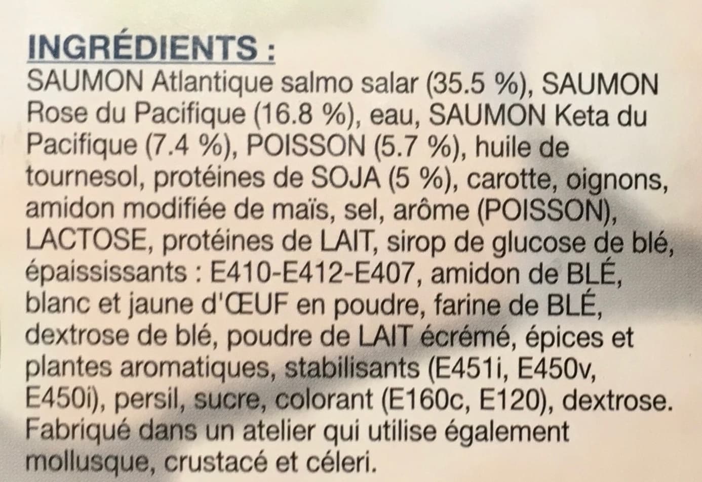 La Dieppoise Paupiette au saumon surgelée packshot