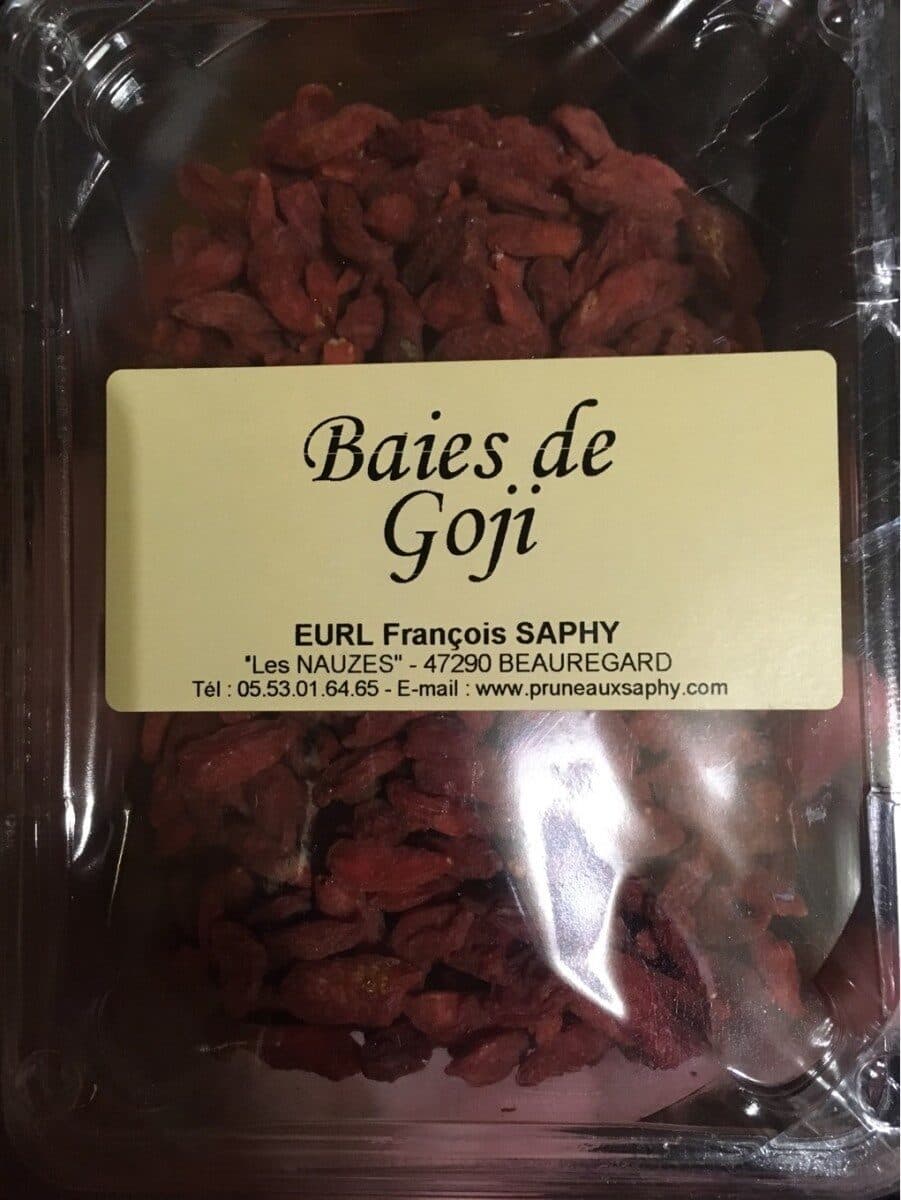 Eurl François SAPHY Baie de Goji packshot