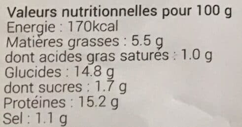 Sacrebleu ! Croustillant lieu & chorizo packshot