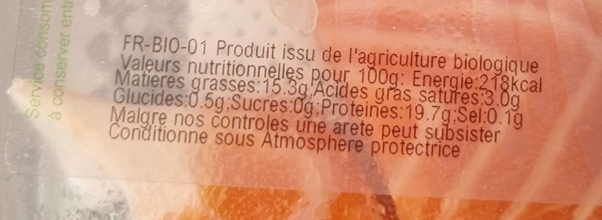 Open Food Facts Pavelé de saumon Bio packshot