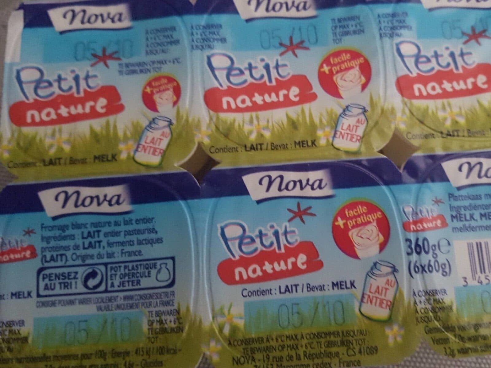 Open Food Facts Petit nature packshot