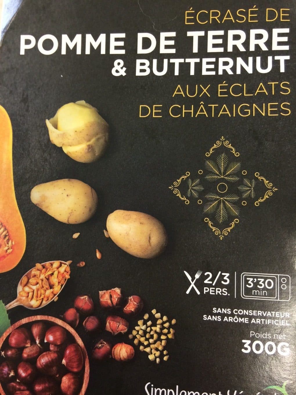 Simplement Végétal Écrase de pomme de terre et butternut packshot