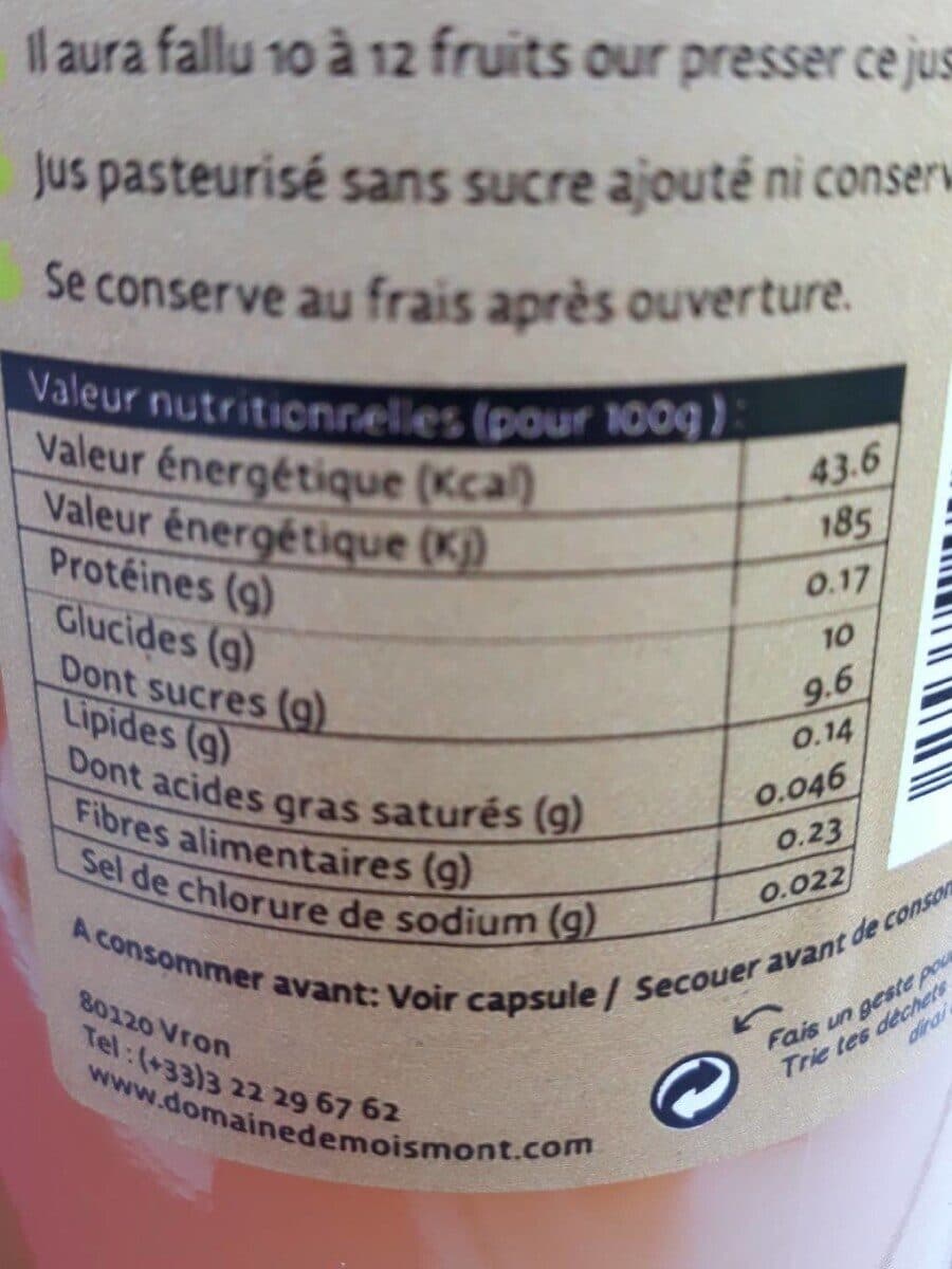 Domaine de Moismont Pur jus Pomme et Poire packshot