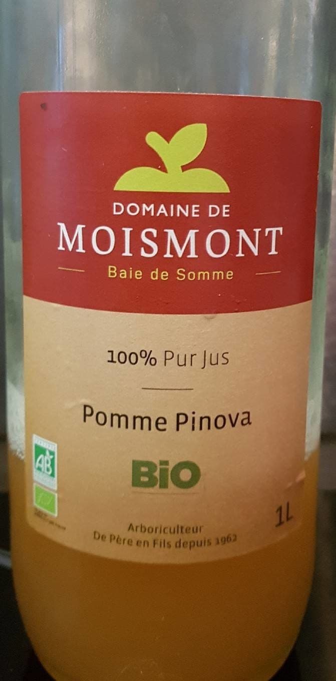 Domaine de Moismont Pur jus Pomme pinova bio packshot