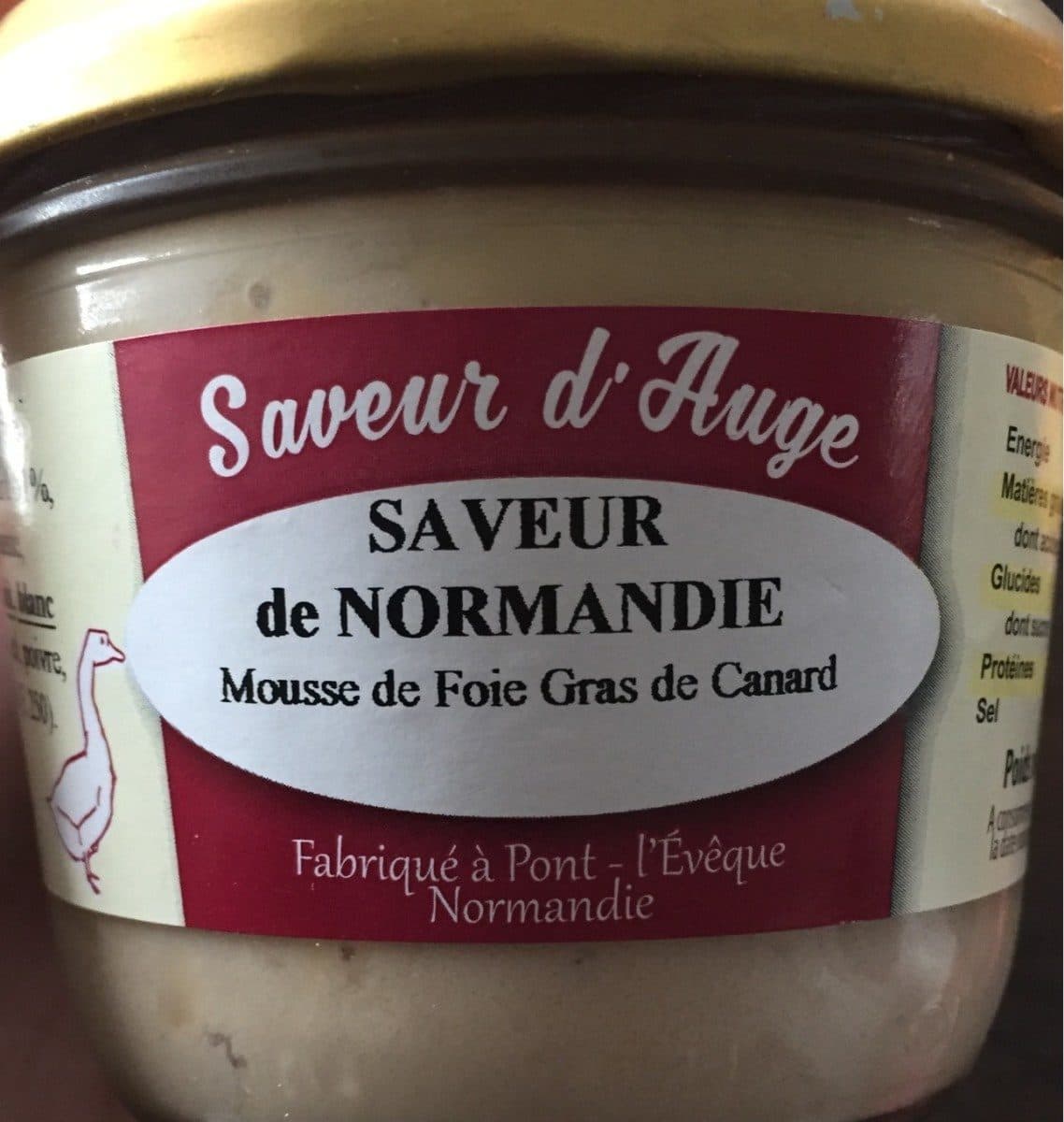 Saveur d'Auge Mousse de foie gras de canard packshot