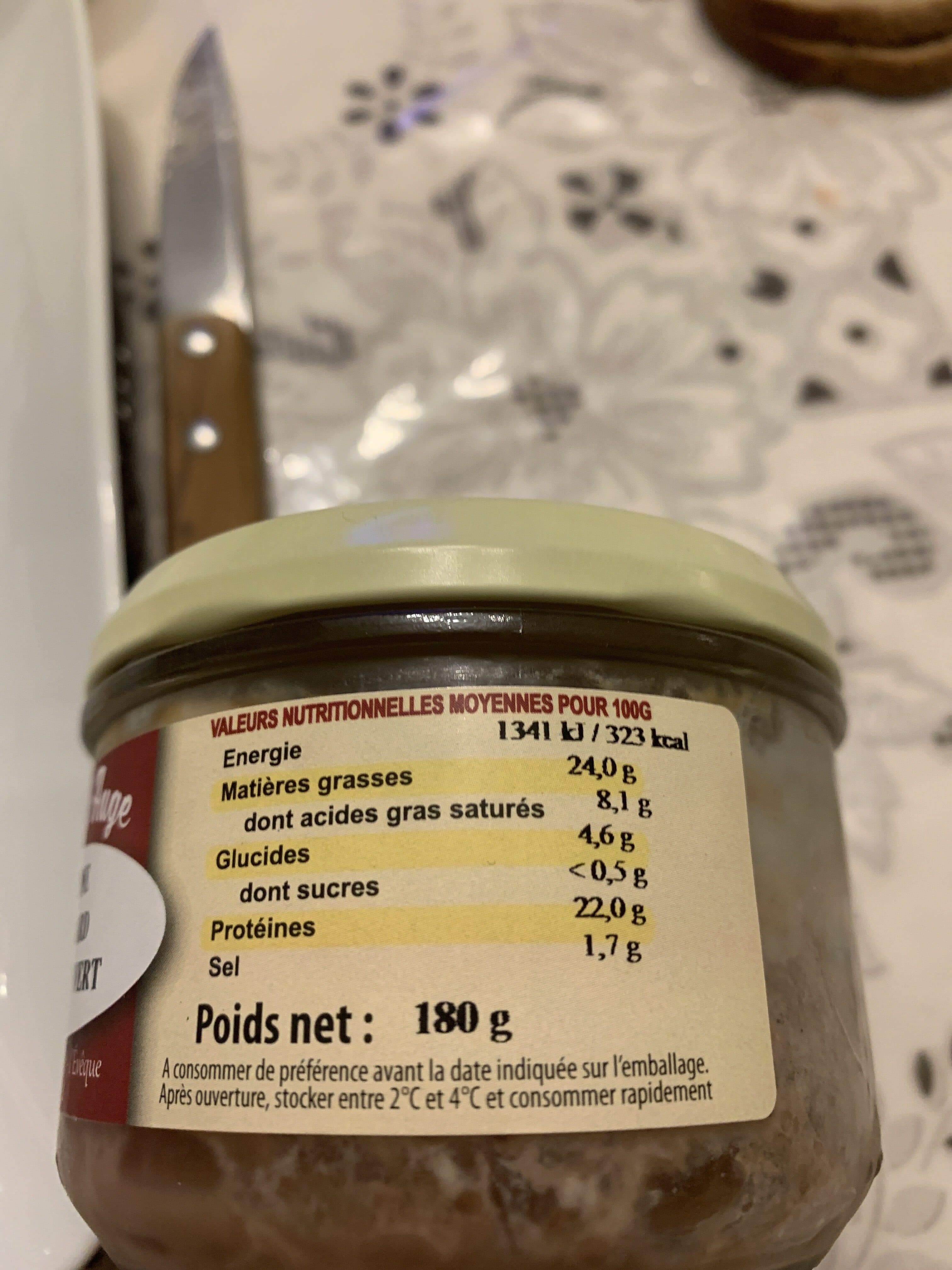Saveur D'auge Terrine de canard au poivre vert packshot