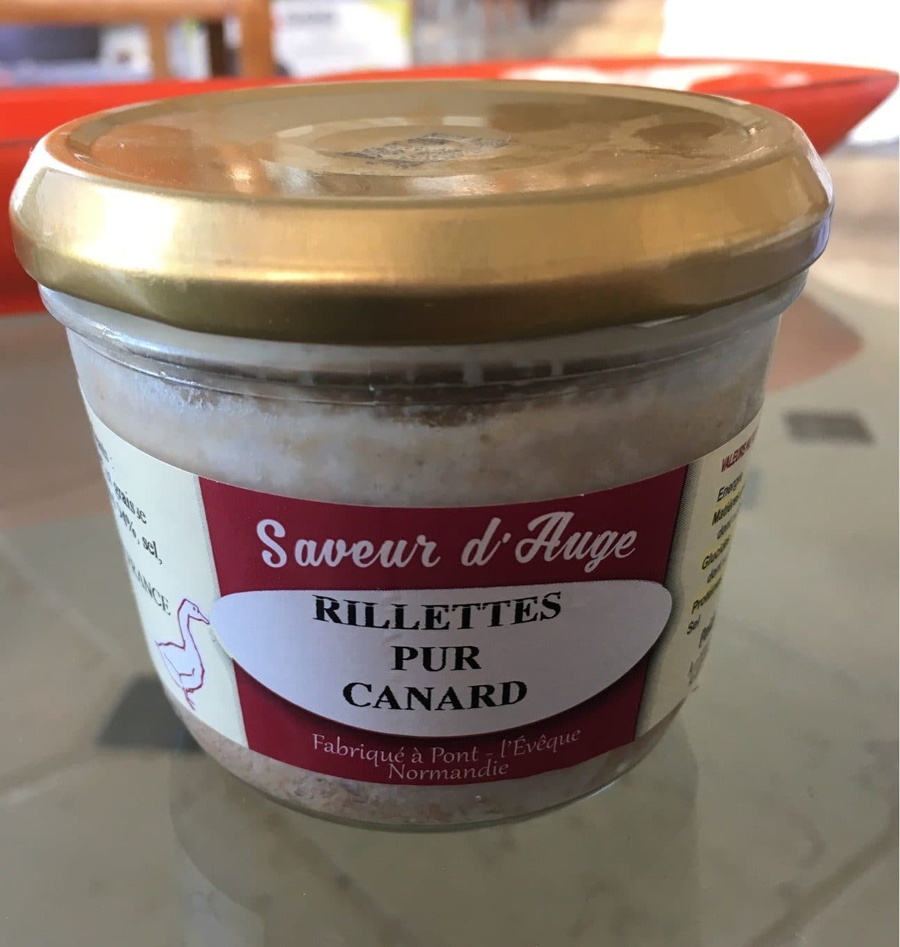Saveur D’Auge RILLETTE PUR CANARD 180GRS packshot