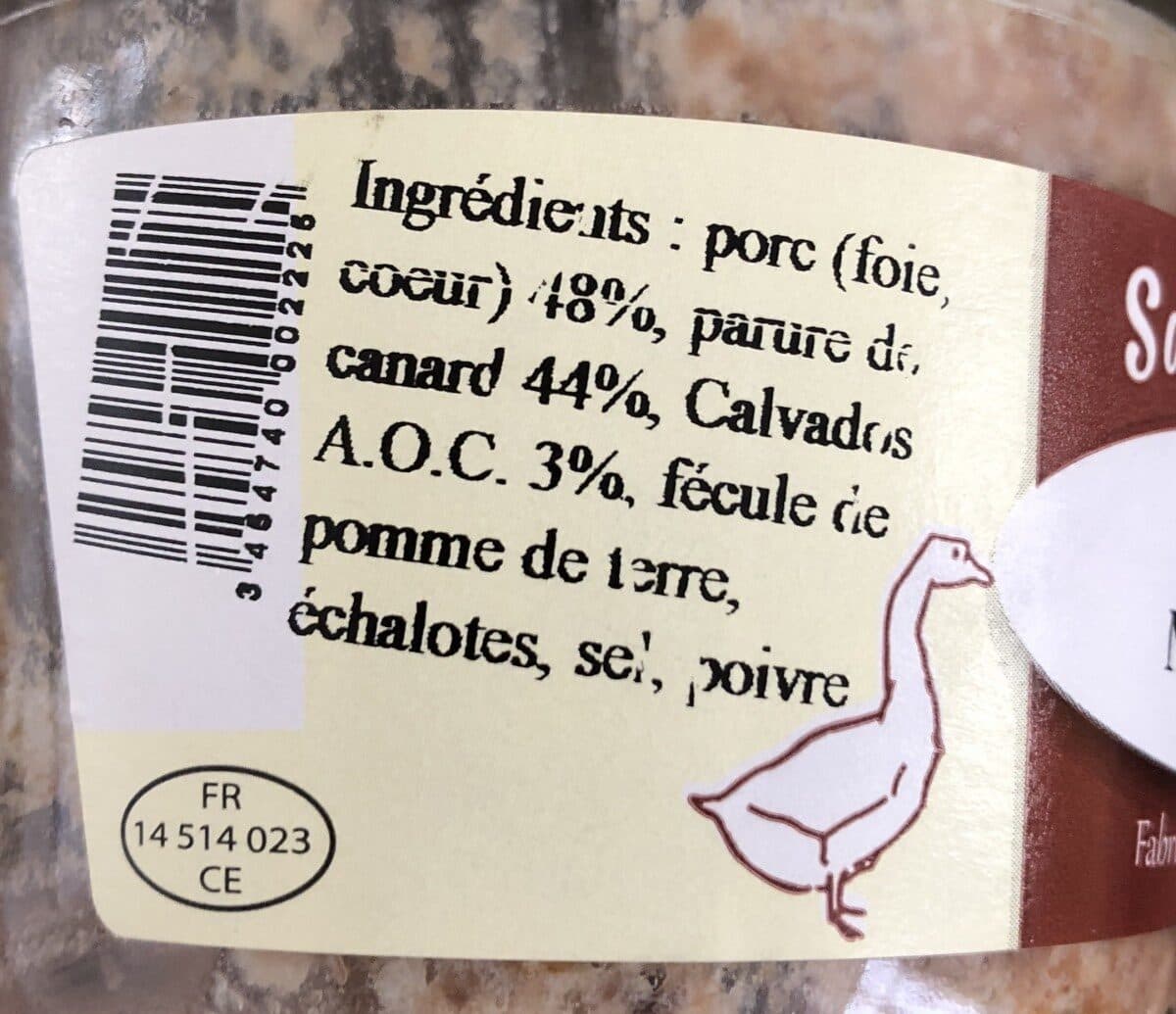 Saveur d'Auge Terrine Normande packshot
