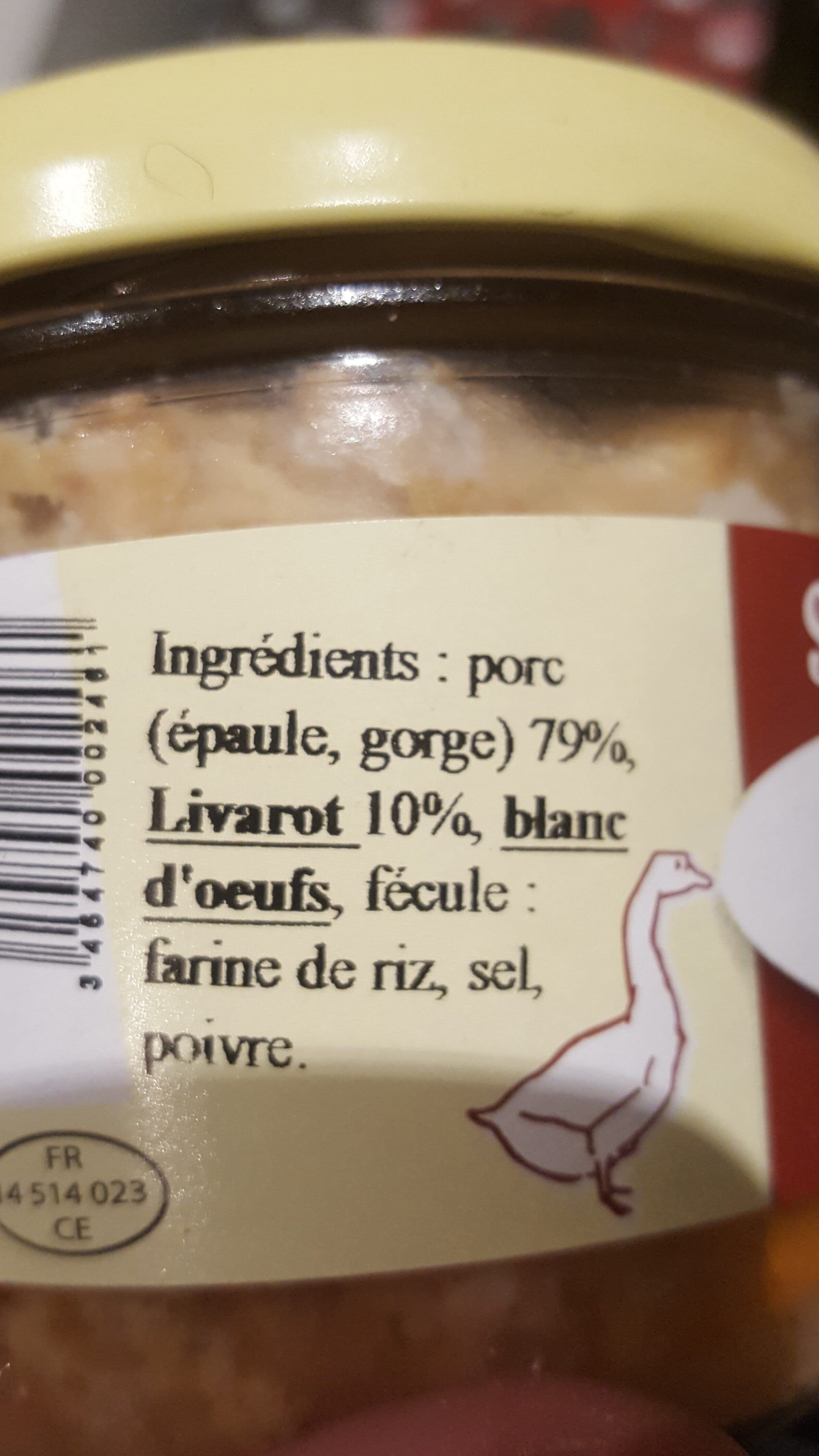 Saveur D'auge Terrine au livarot packshot