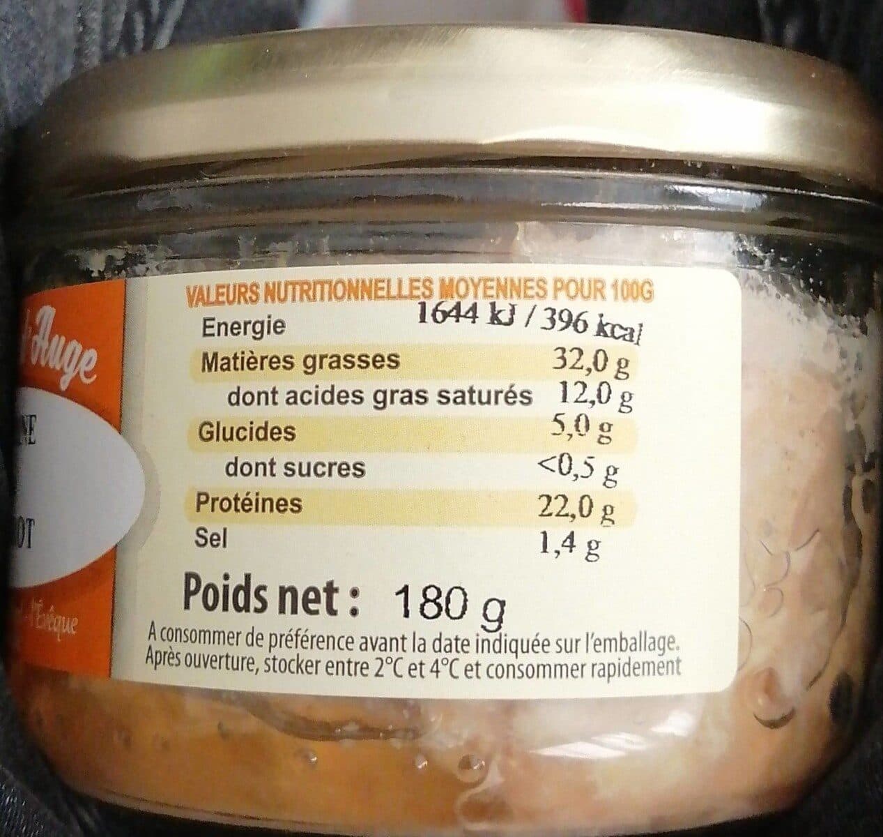 Saveur D'auge Terrine au livarot packshot