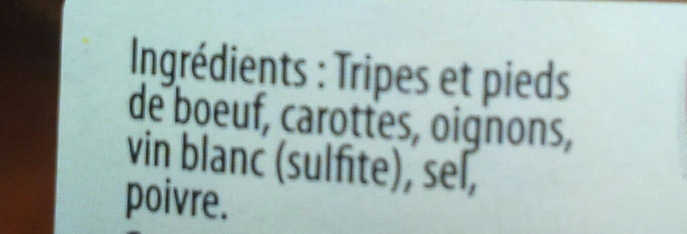 Saveur d'Auge Tripes mode de caen packshot