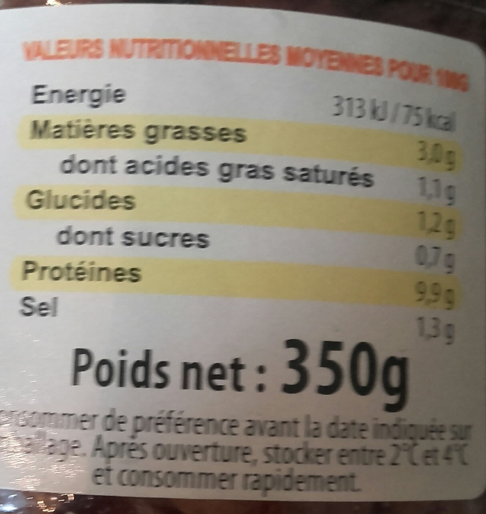 Saveur d'Auge Tripes mode de caen packshot