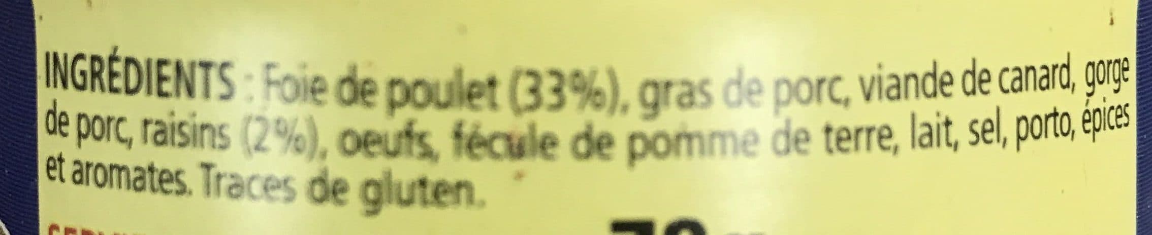Avon & Ragobert Foie de volaille au raisins packshot