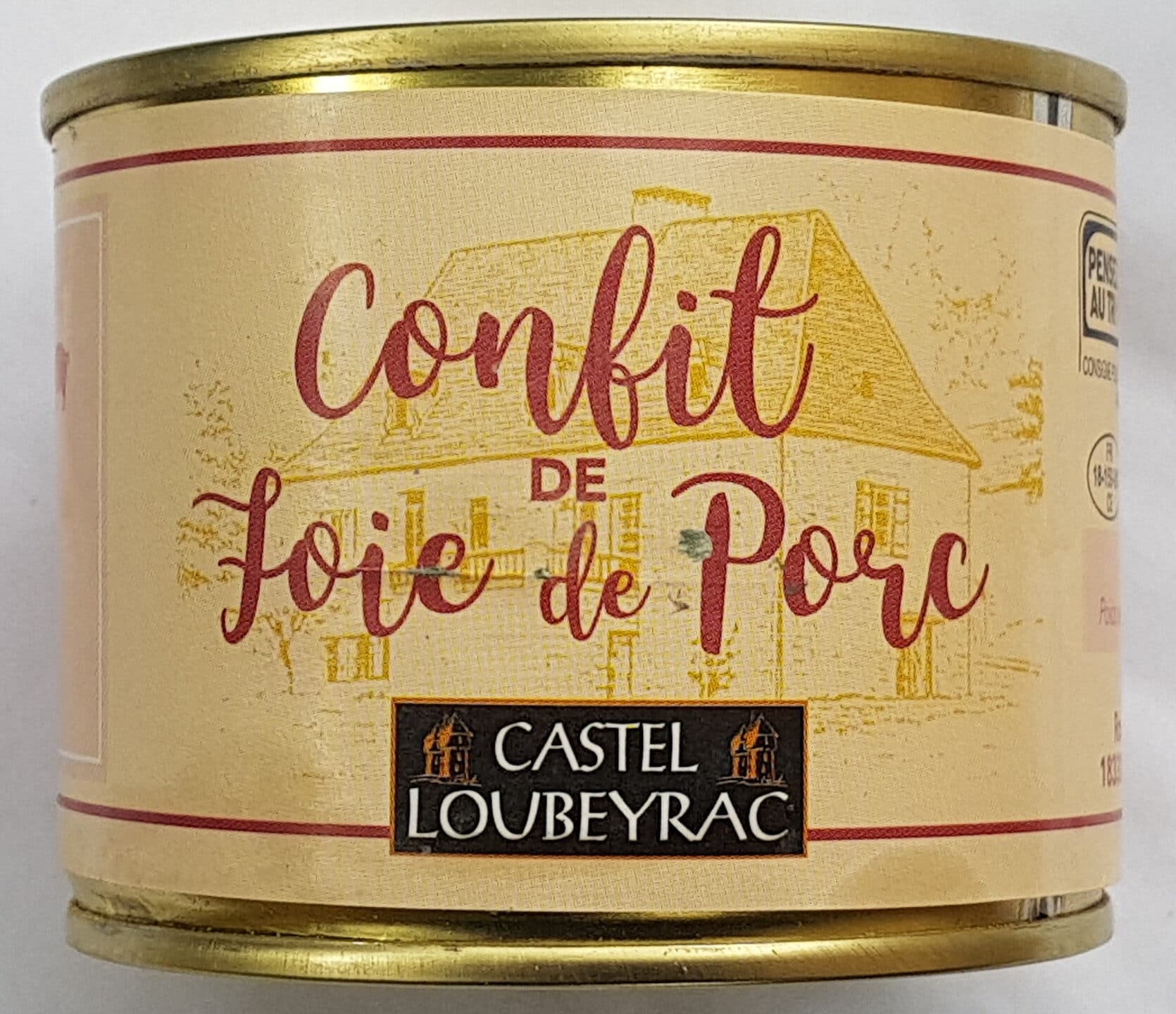 Castel Loubeyrac Confit de foie de porc packshot