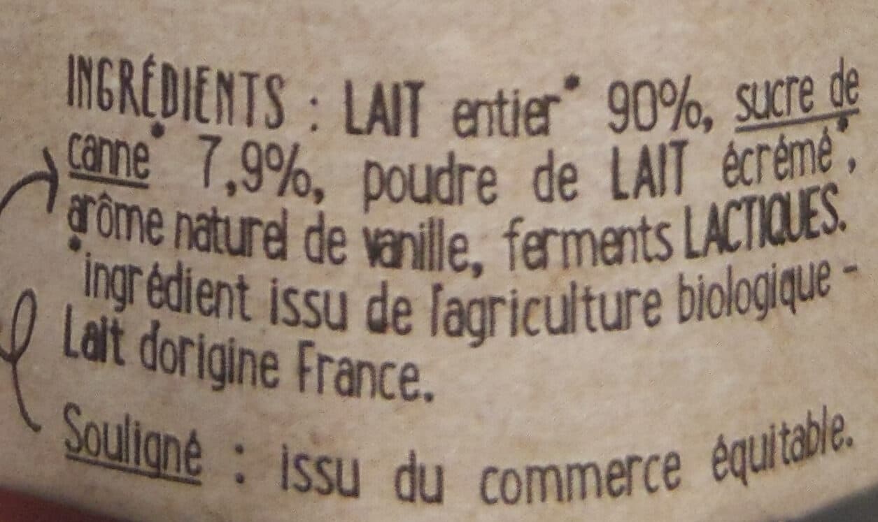 Yogourmand Yaourt bio vanille packshot