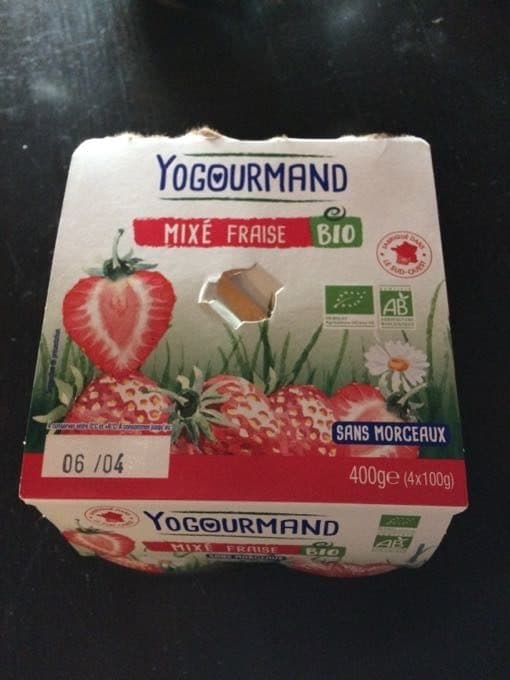 Yogourmand Mixe Fraise packshot