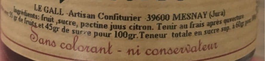Le Gall Confiture artisanale packshot