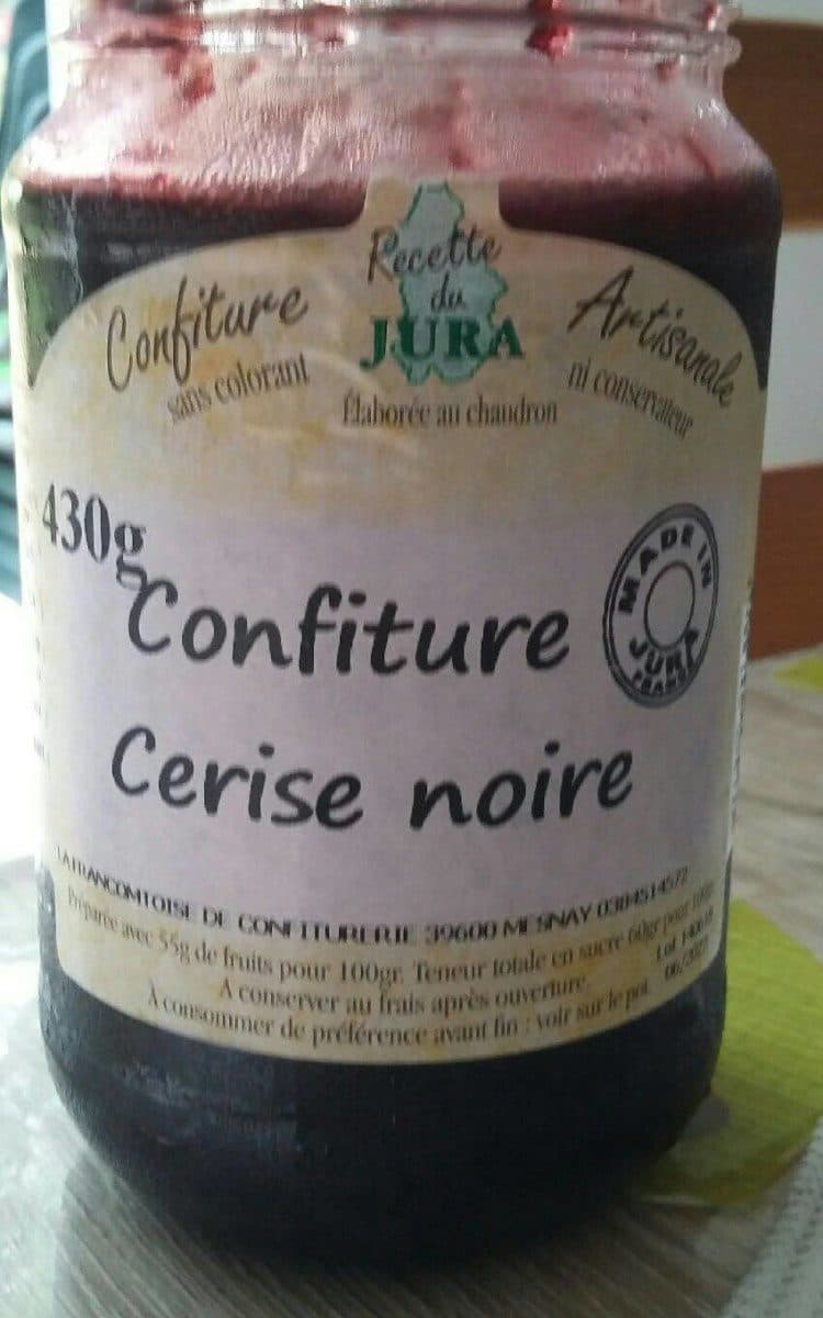 La Francomtoise de Confiturerie Confiture cerise noire packshot