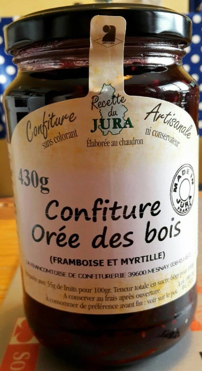 La Francomtoise de Confiturerie Confiture orée du bois packshot