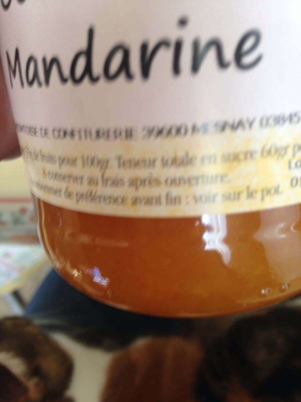 La Francomtoise de Confiturerie Confiture Mandarine packshot