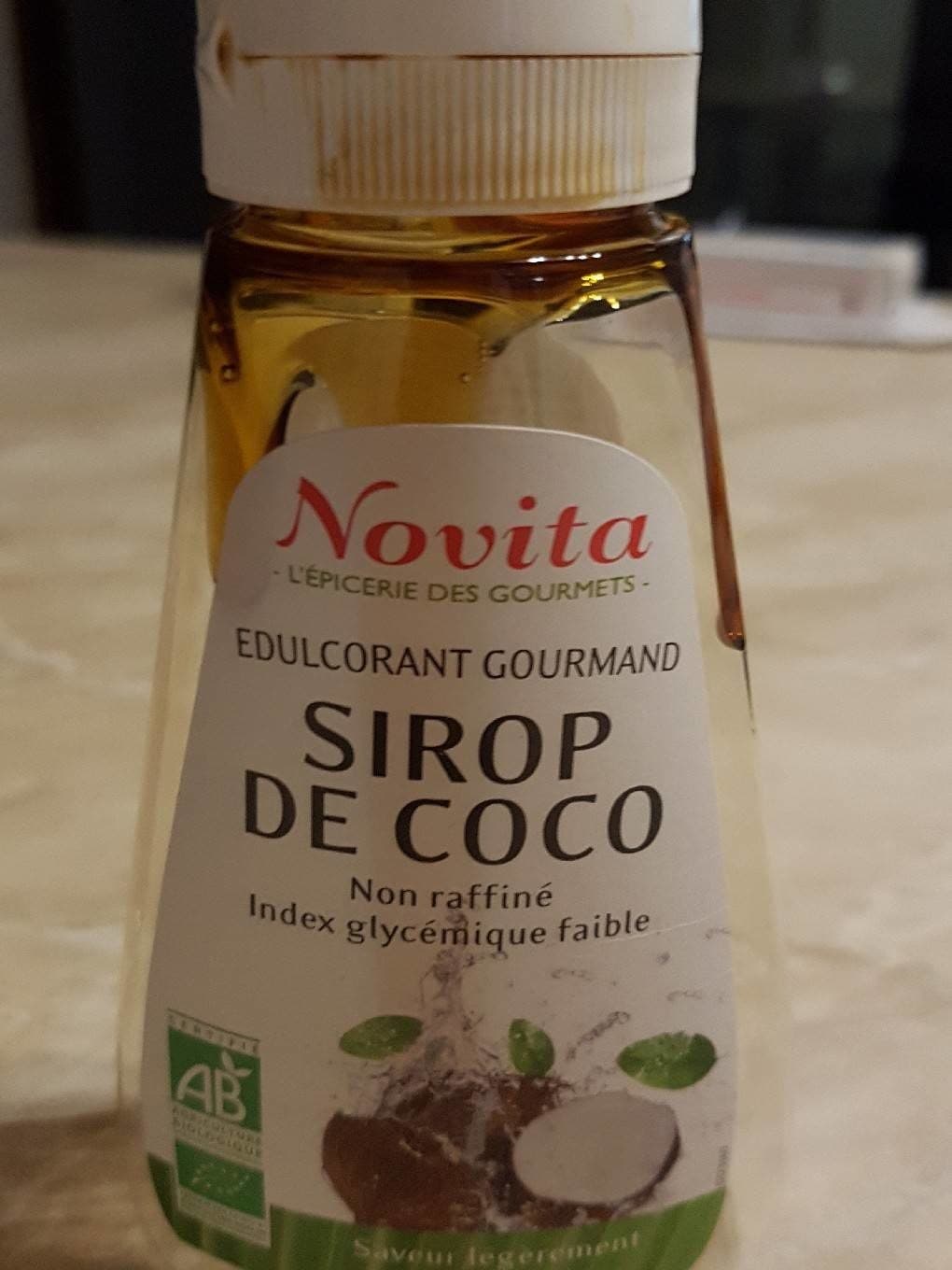 Novita Sirop de coco packshot