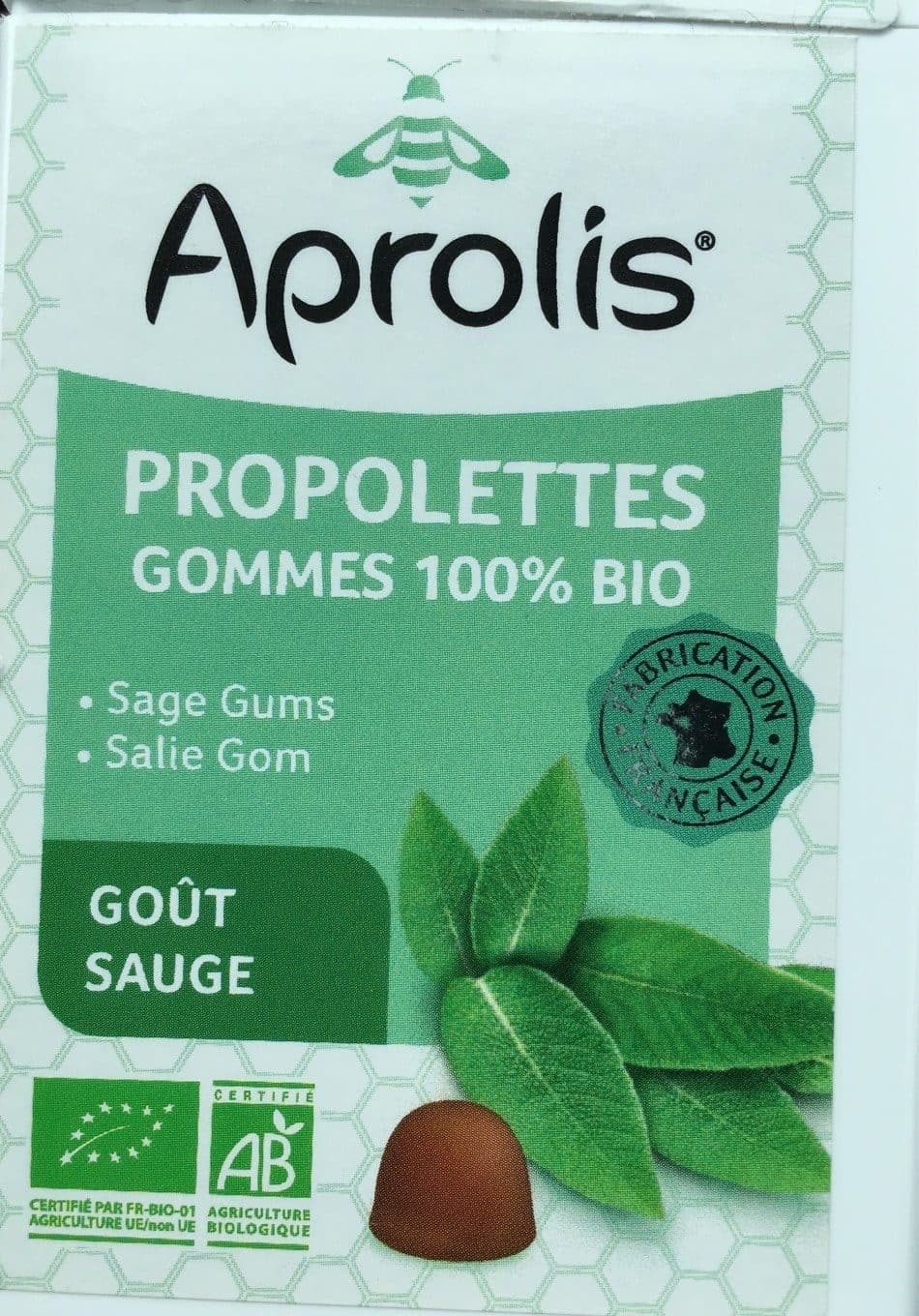 Aprolis Propolettes Bio Sauge - 50GR - Aprolis packshot