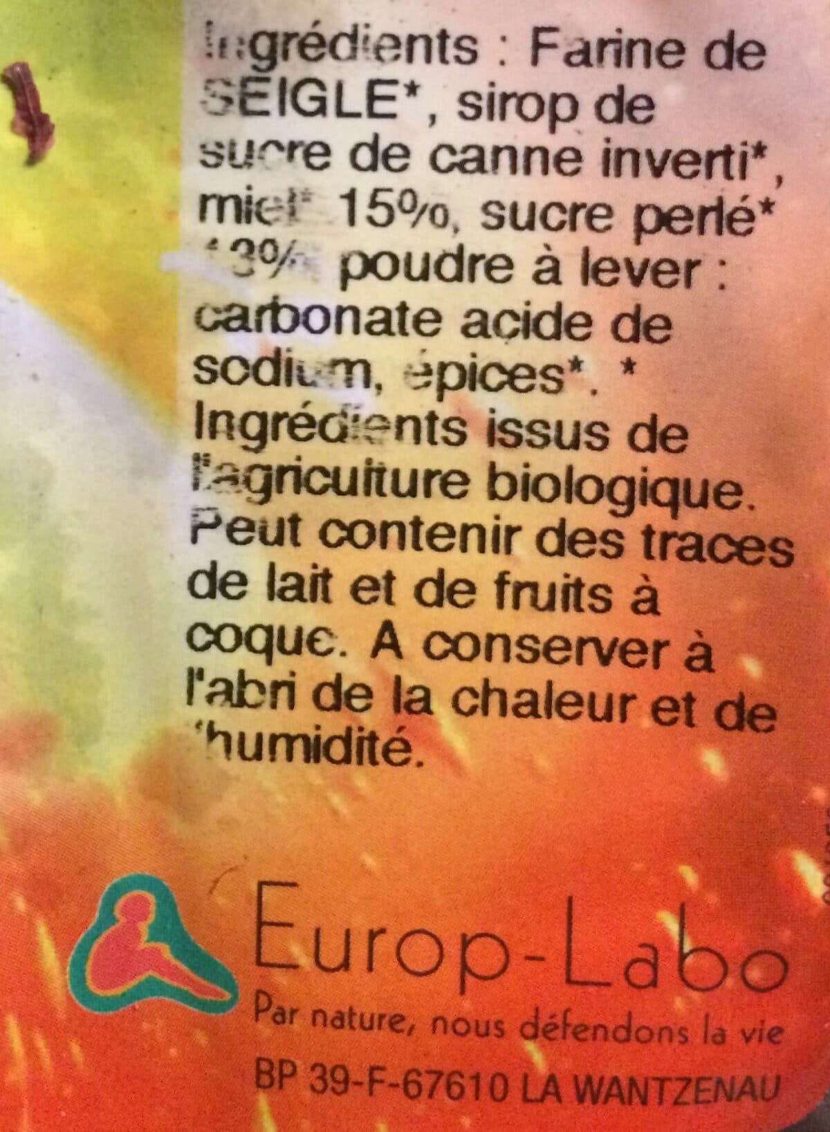 Open Food Facts Pain d'epices a l'ancienne packshot