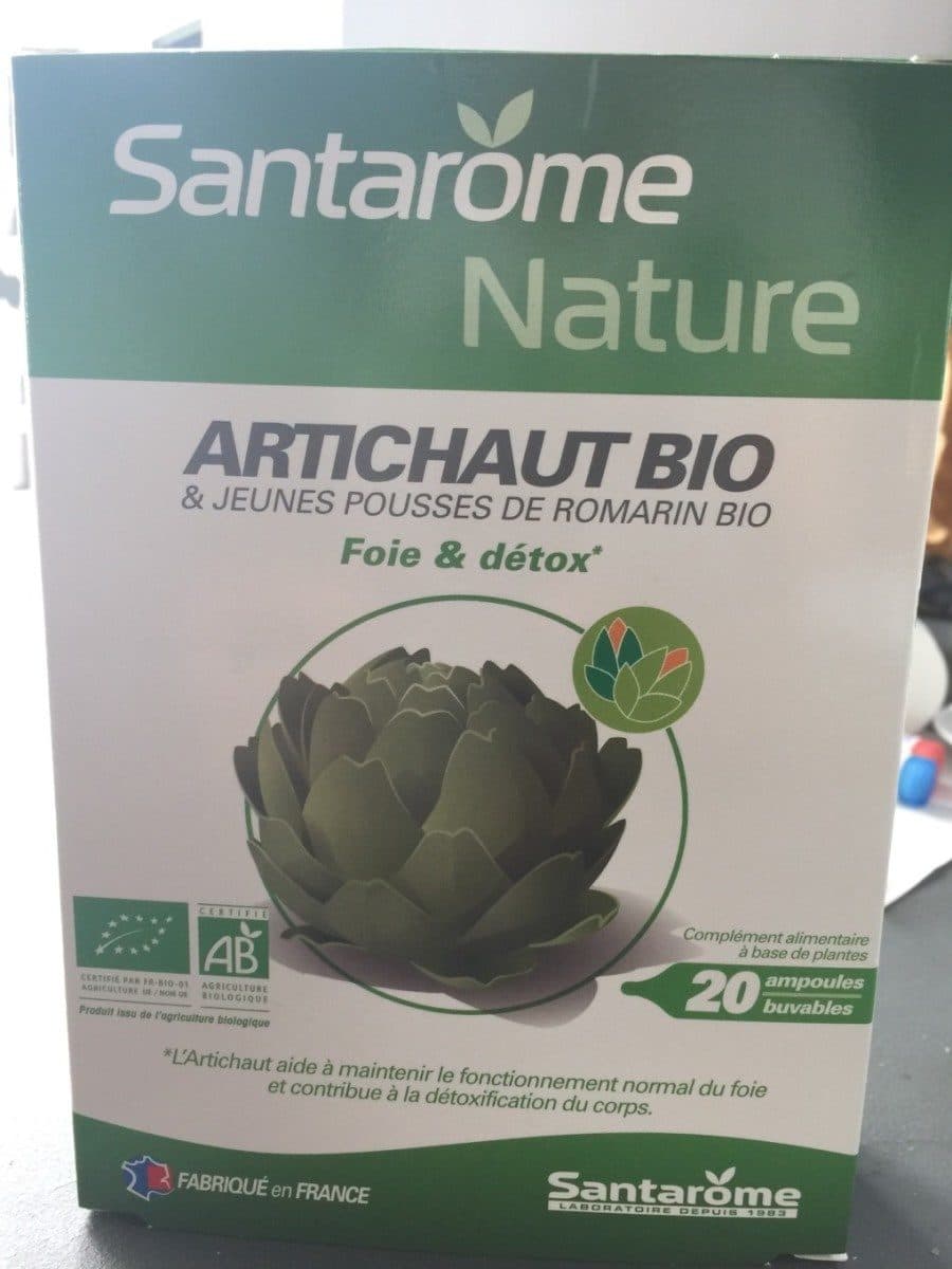 Open Food Facts Artichaut bio et jeunes pousses romarin packshot