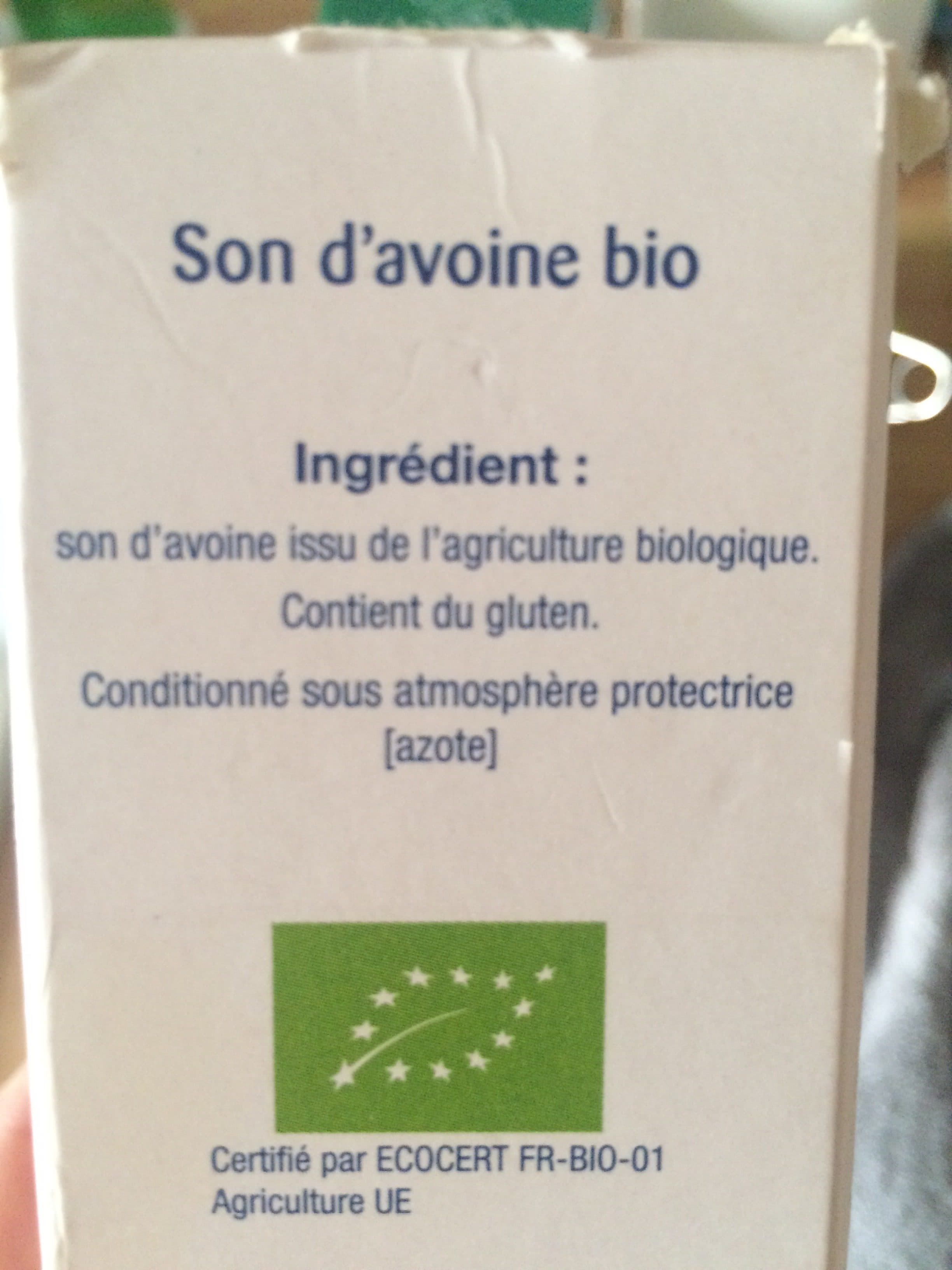 Leader price fine ligne Son D'avoine Bio packshot