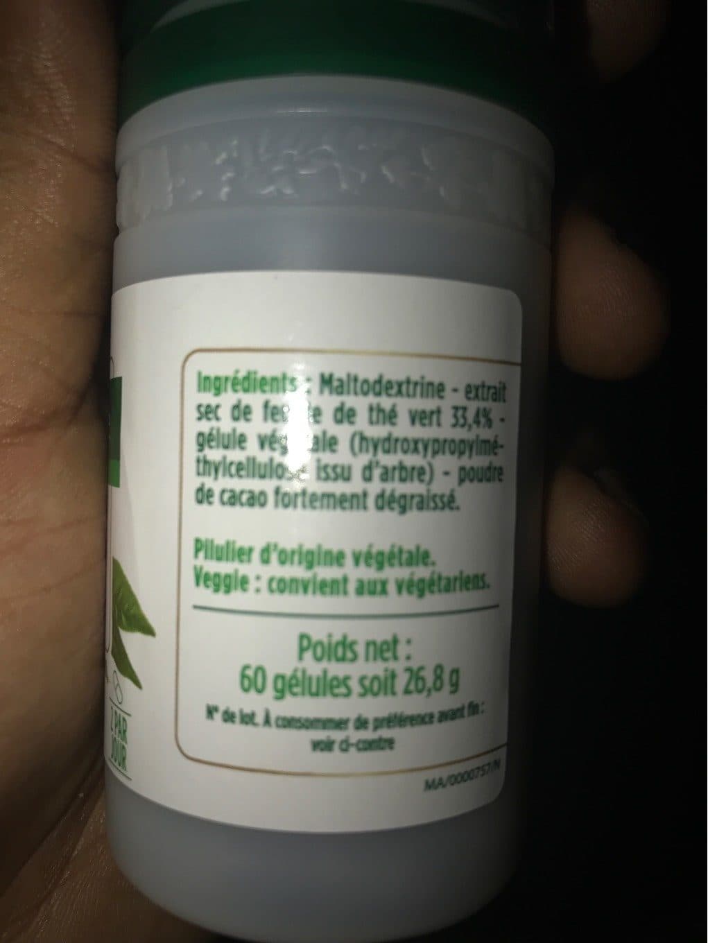 Floressance Gélule Thé Vert. Minceur-élimination packshot