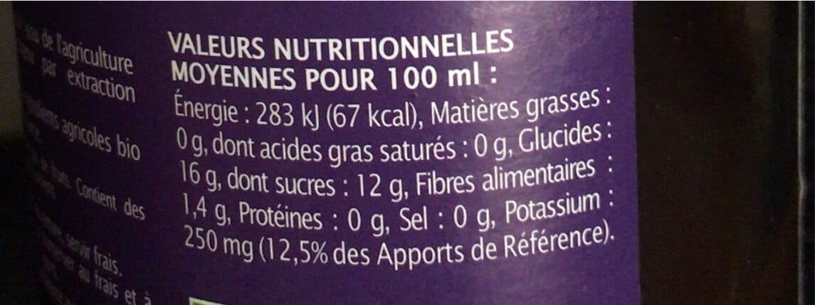 Jardin bio Jus de pruneau packshot