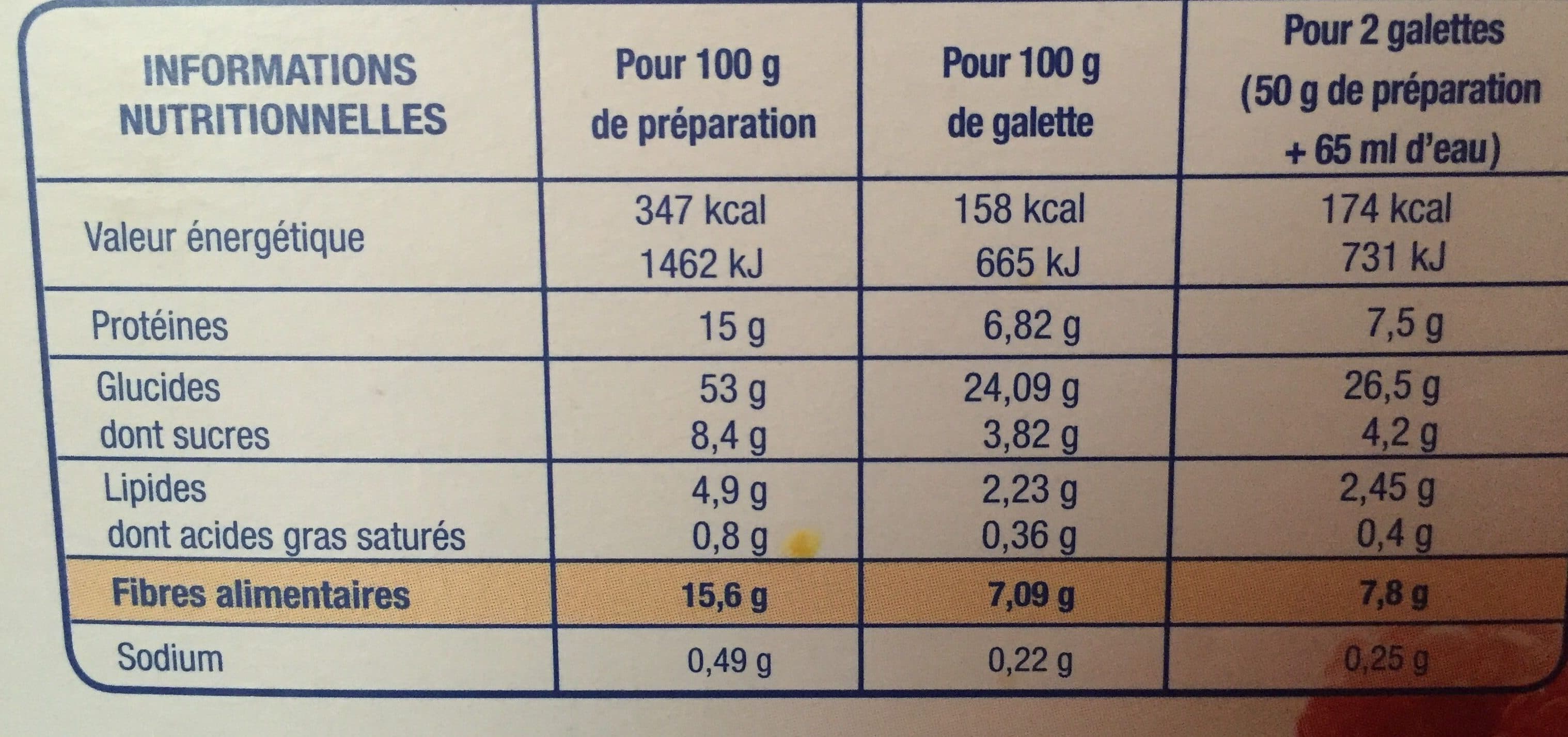 Karéléa Galettes son d'avoine vanille packshot