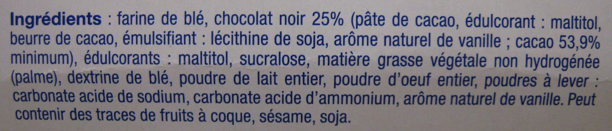 Karéléa Biscuits nappés chocolat noir packshot