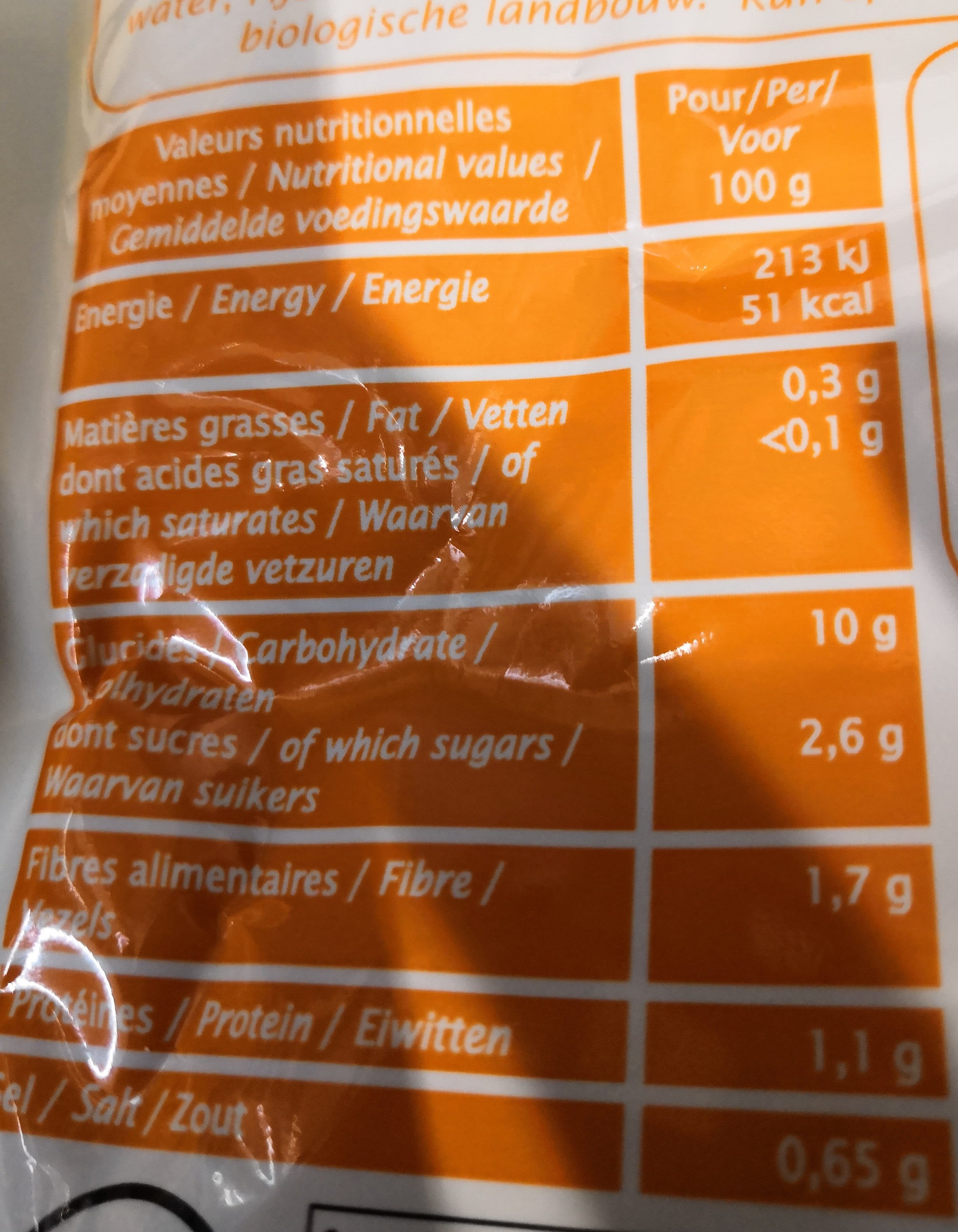 Jardin Bio Purée gourmande carotte panais packshot