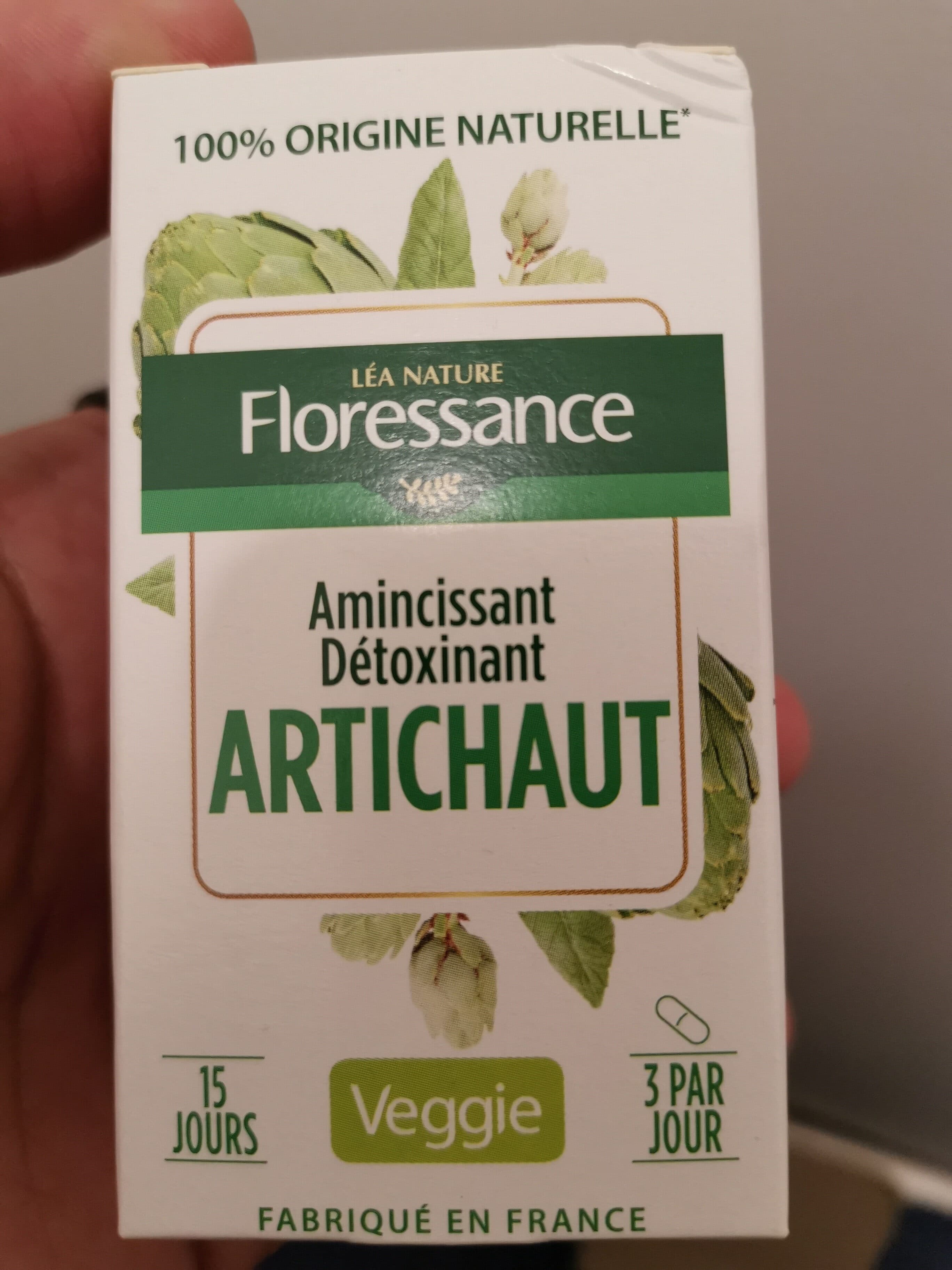 Floressance Gélules Végétales Amincissant, Détoxinant - Artichaut packshot