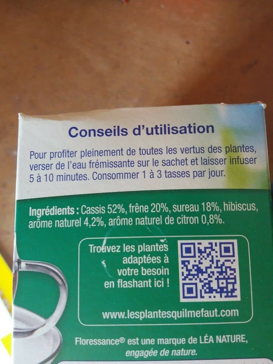 Floressance Floressance Infusion Draineur Intense 30 g packshot