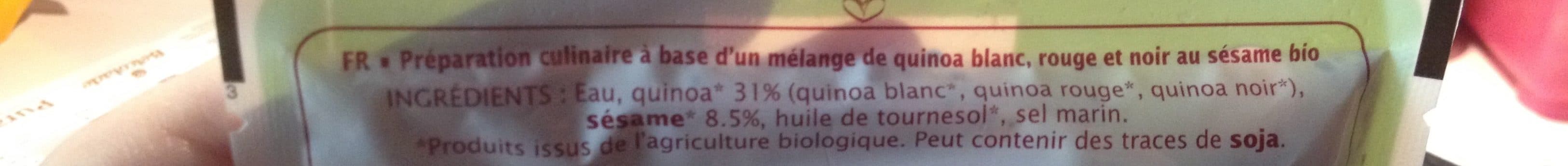 Jardin bio Trio de Quinoa au Sésame packshot