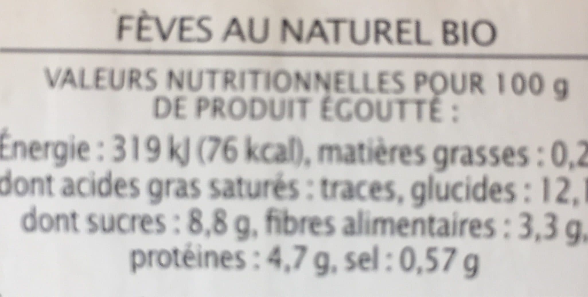 Jardin Bio Feves au naturel packshot