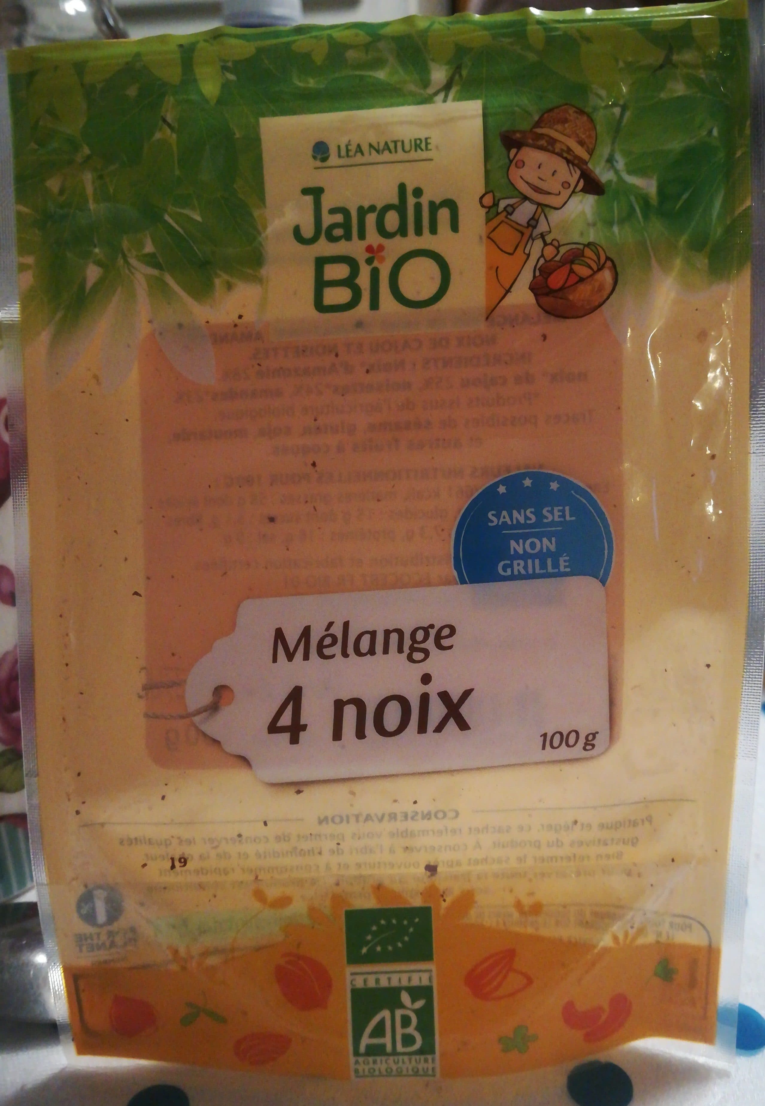 Jardin bio Mélange 4 Noix packshot